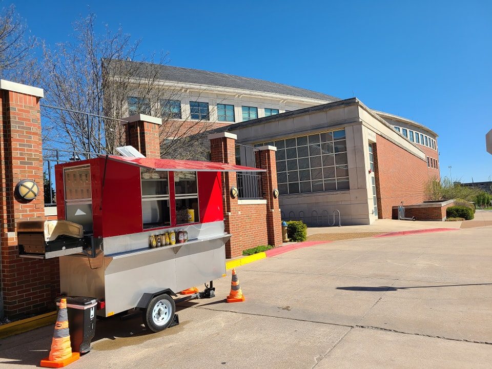 The Glizzness cart parked on the University of Missouri campus